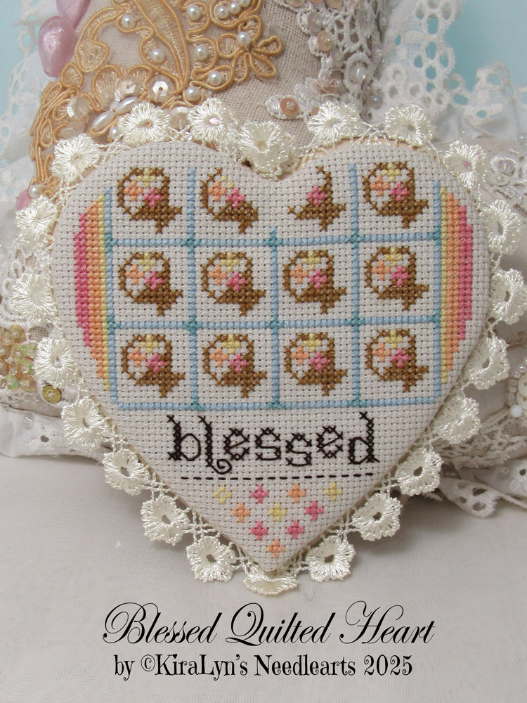 Blessed Quilted Heart