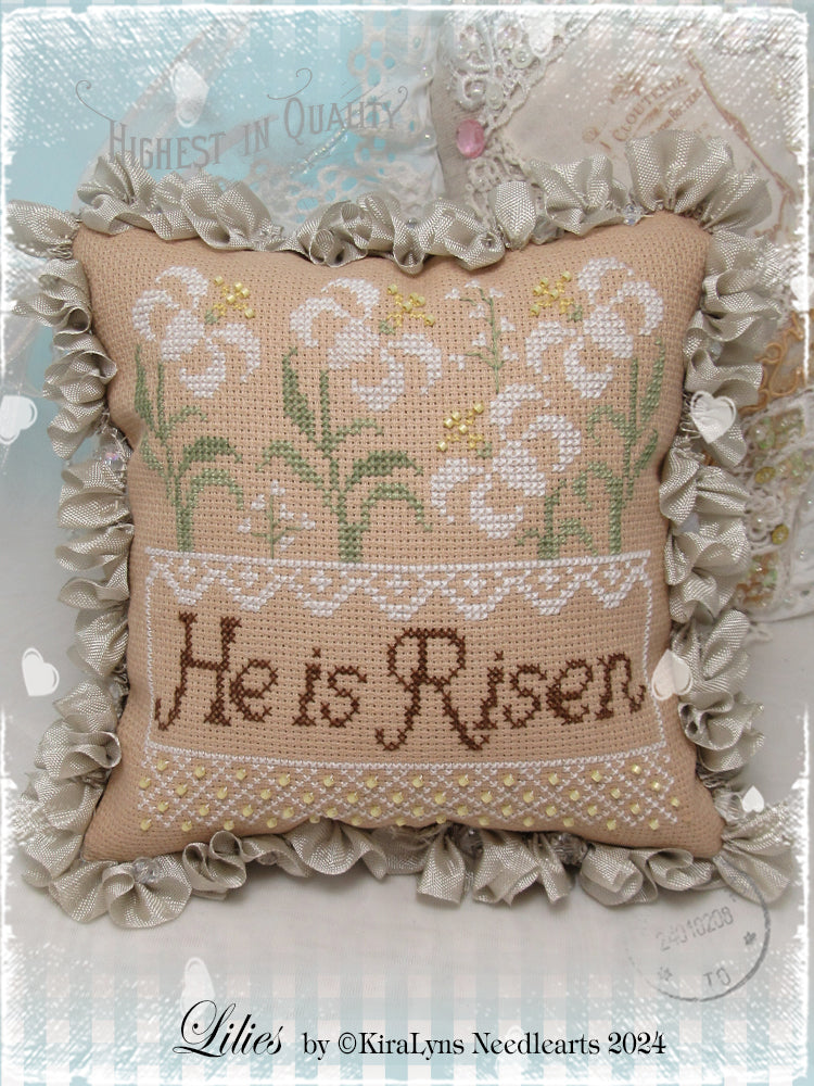 He is Risen Lilies