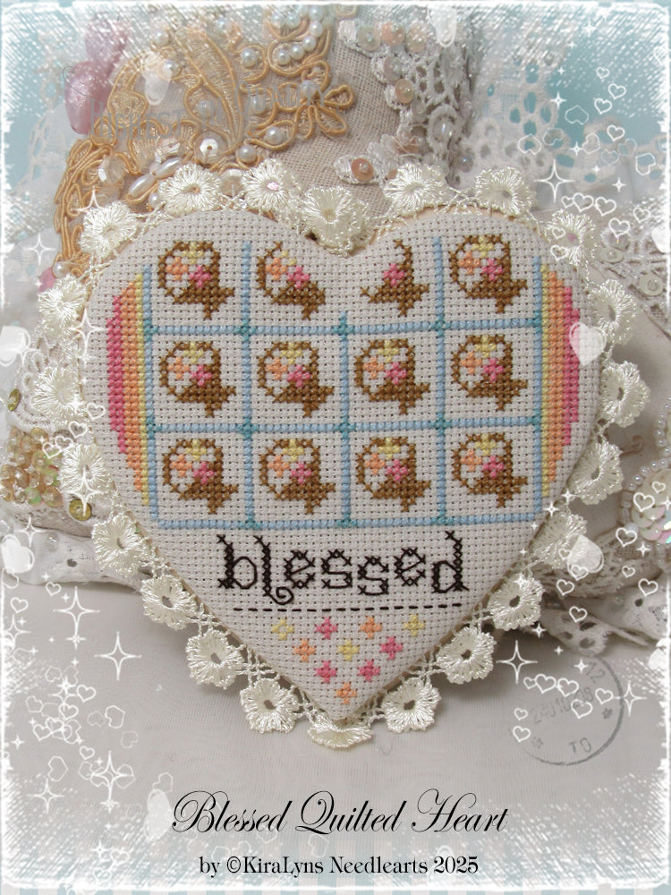 Quilted Heart Finish