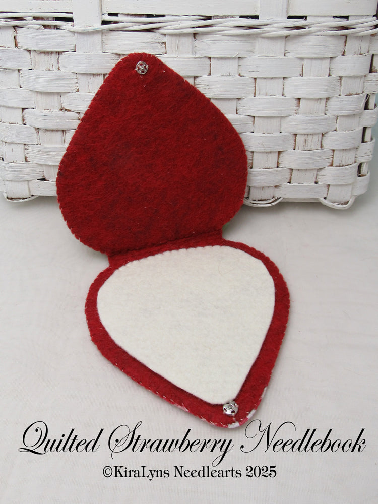 Quilted Strawberry Needlebook