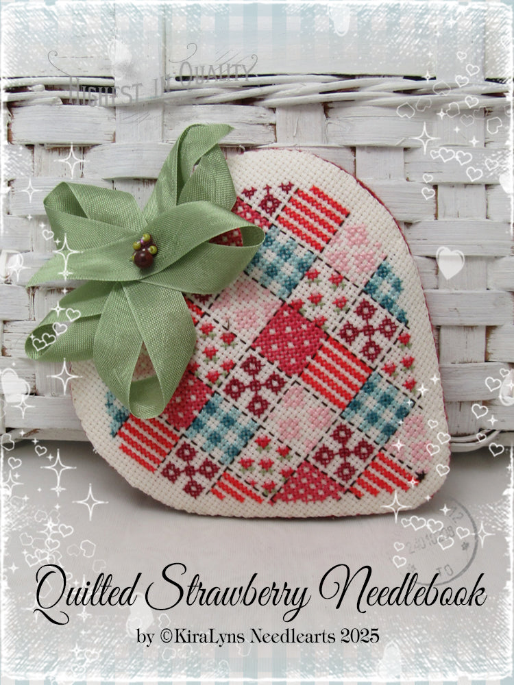 Quilted Strawberry Needlebook