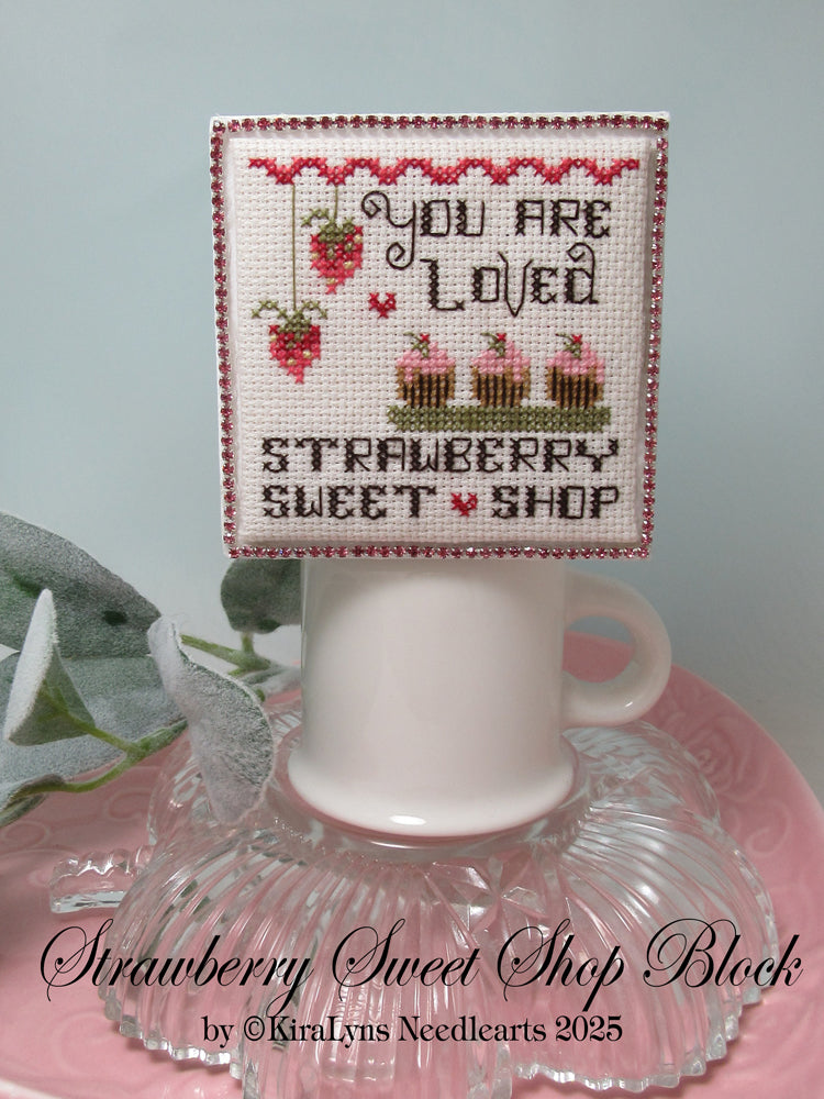 Strawberry Sweet Shop Block