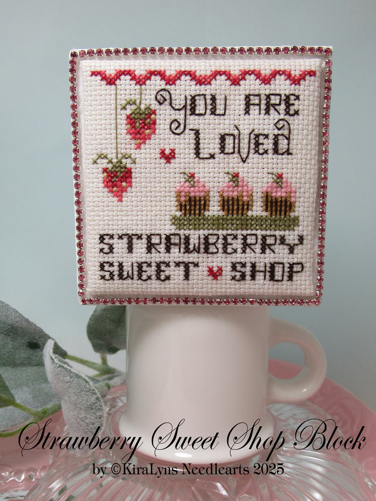 Strawberry Sweet Shop Block