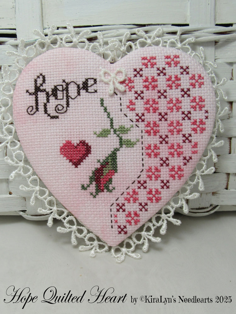 Hope Quilted Heart
