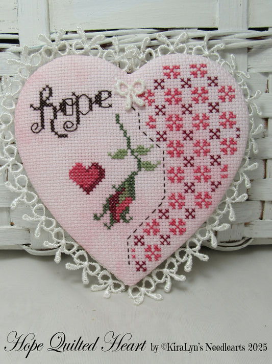 Hope Quilted Heart