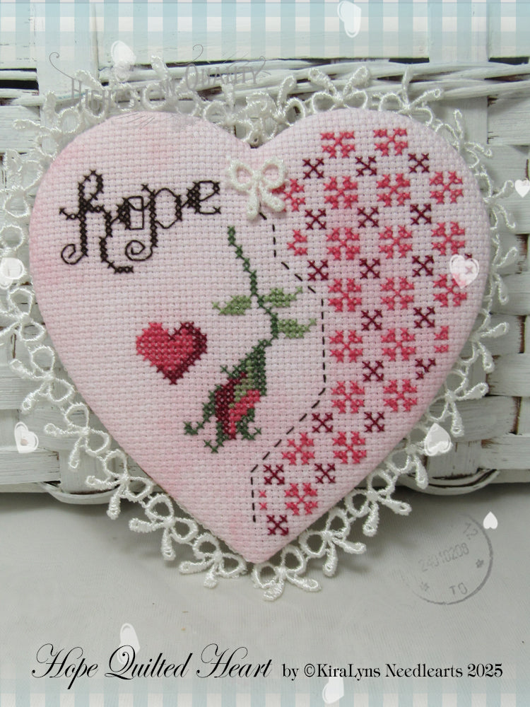 Hope Quilted Heart