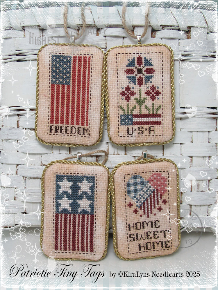 Patriotic Tiny Tags