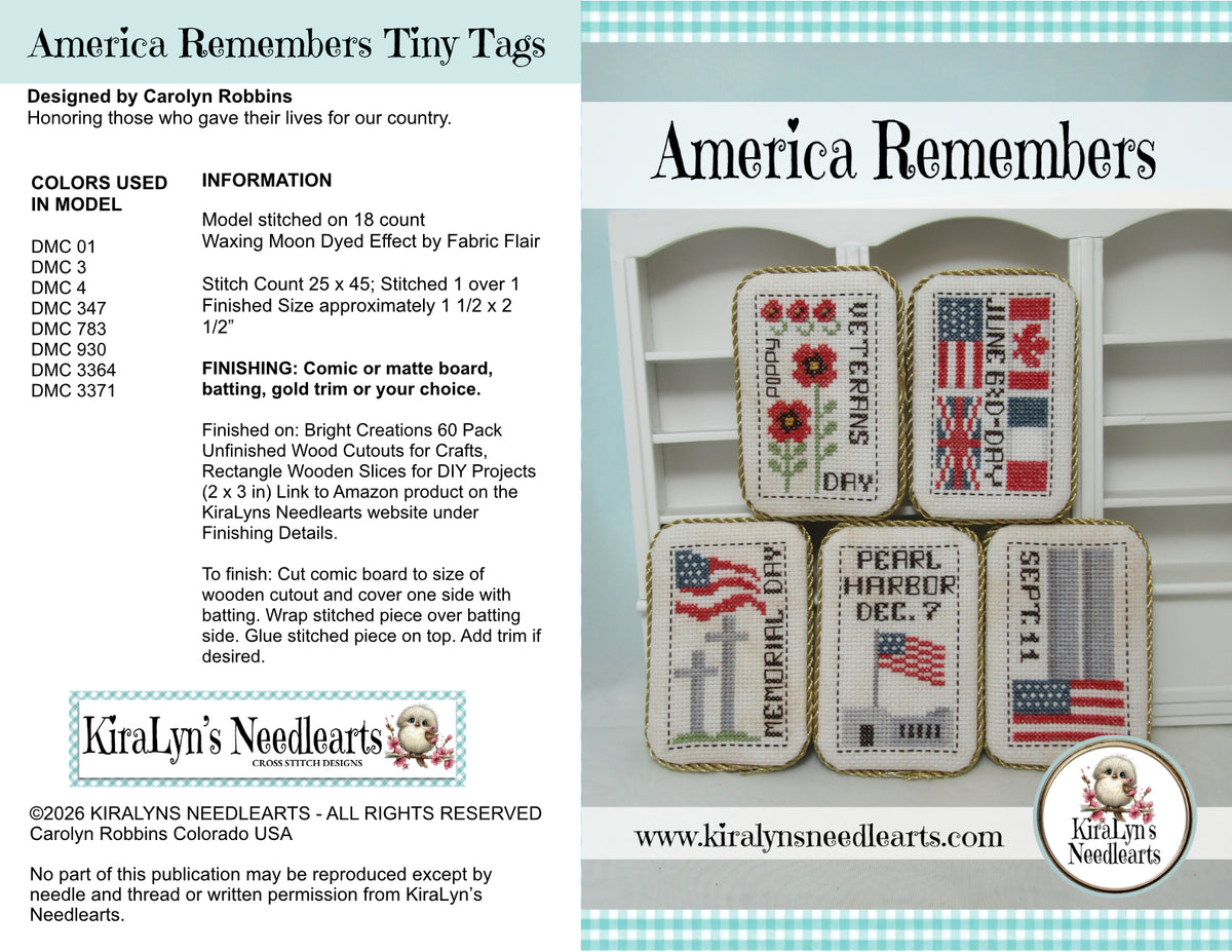 America Remembers Tiny Tags