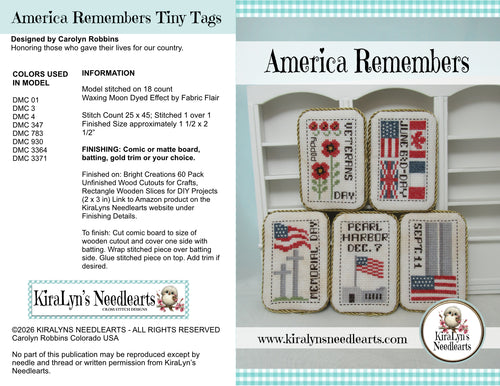 America Remembers Tiny Tags