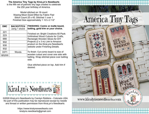 America Tiny Tags