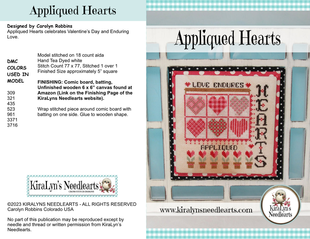 Appliqued Hearts