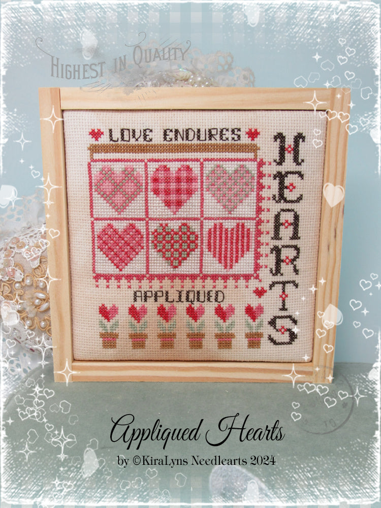 Appliqued Hearts