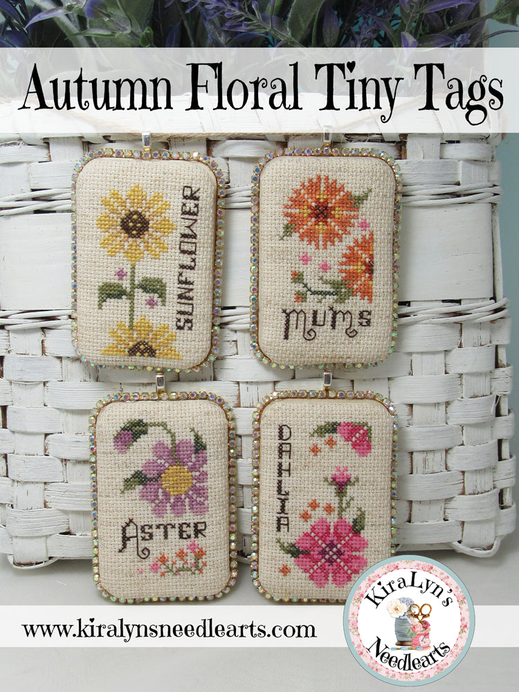 Autumn Floral Tiny Tags