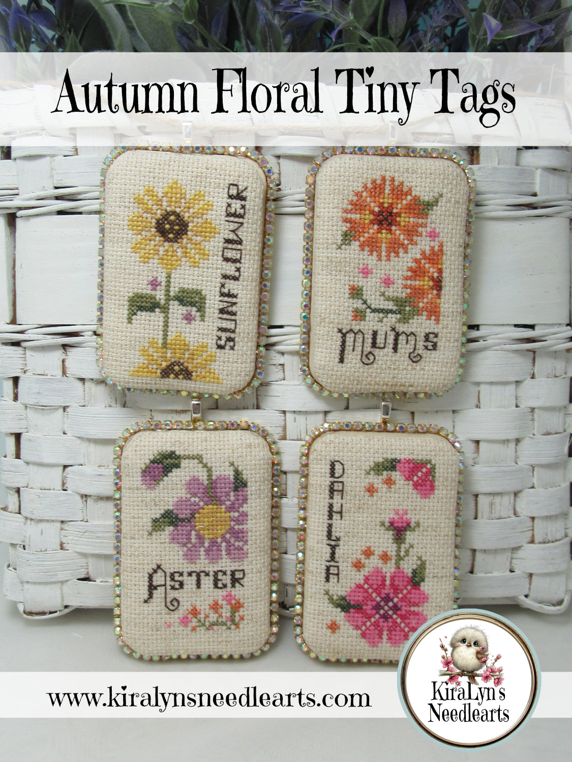 Autumn Floral Tiny Tags