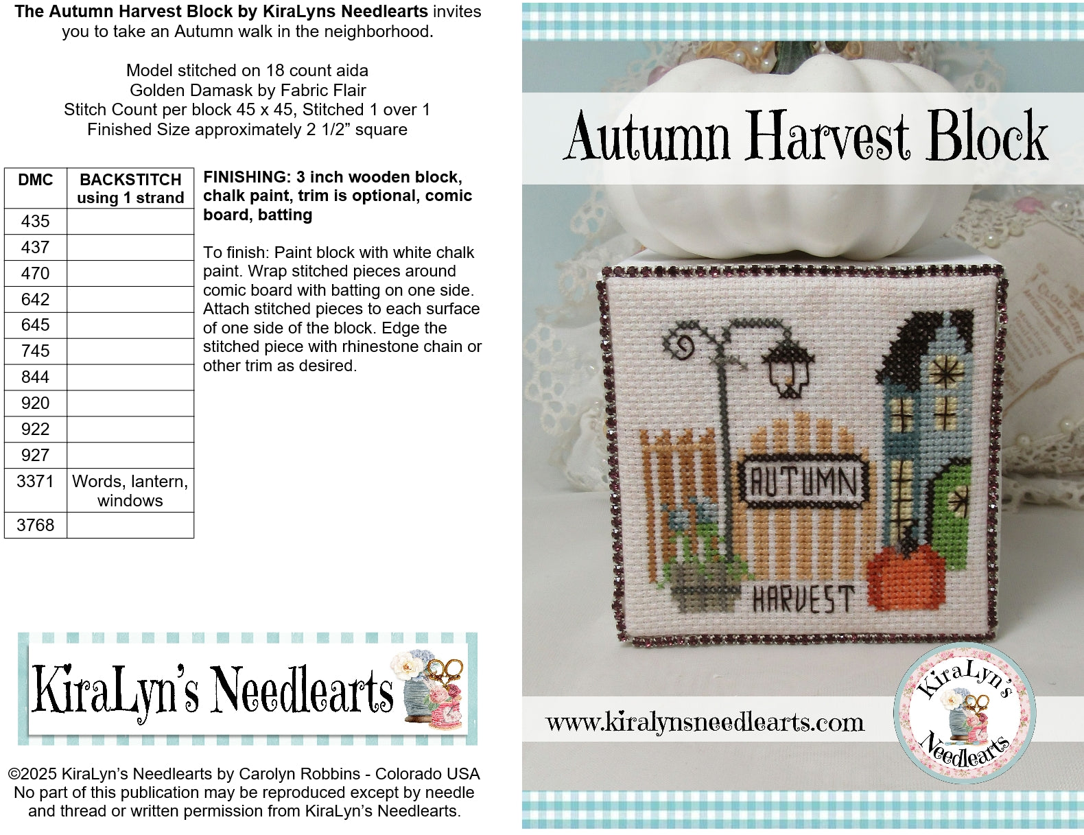 Autumn Harvest Block
