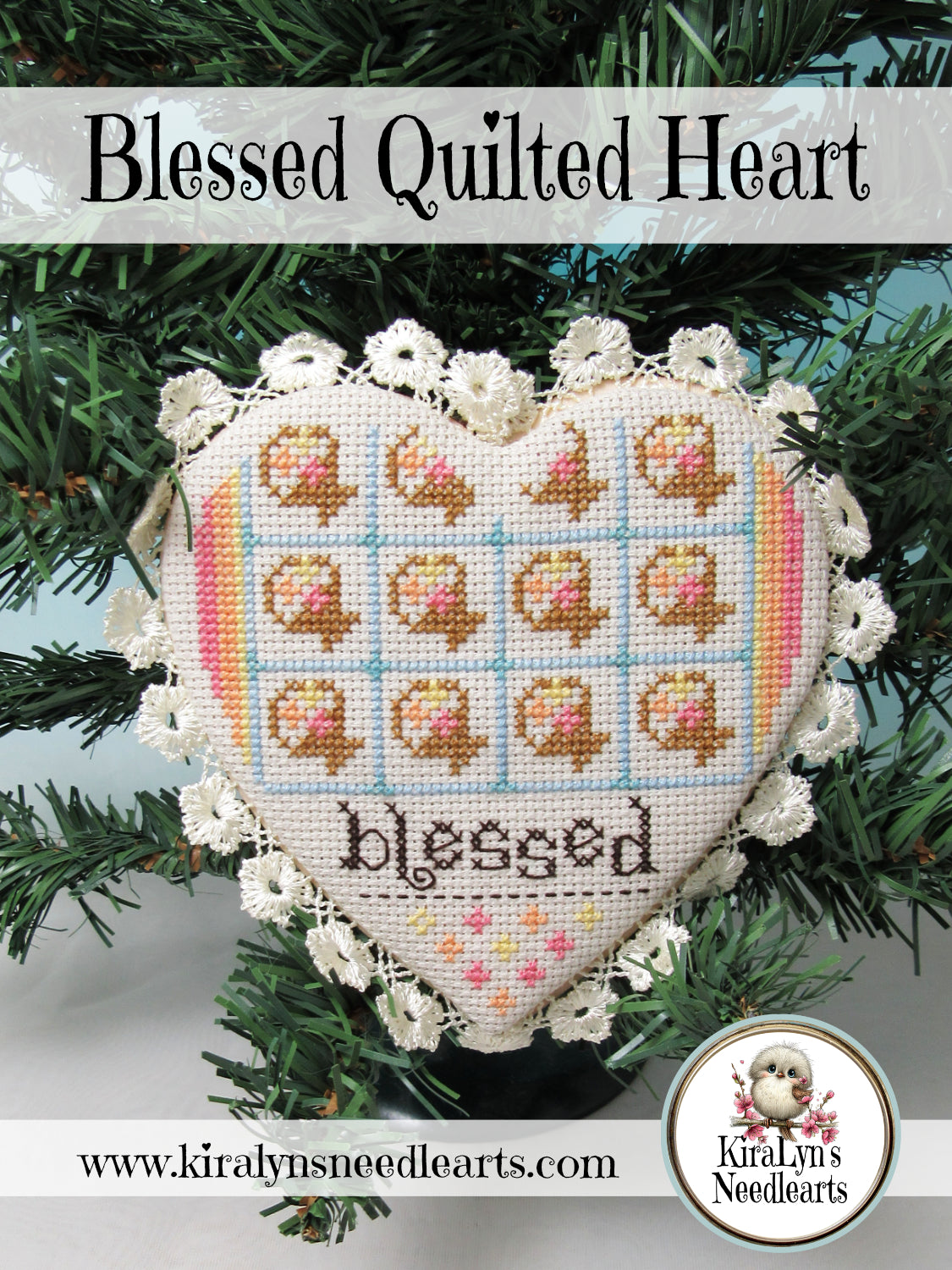 Blessed Quilted Heart
