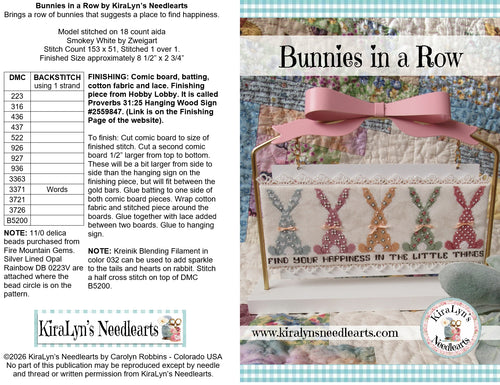 Bunnies in a Row
