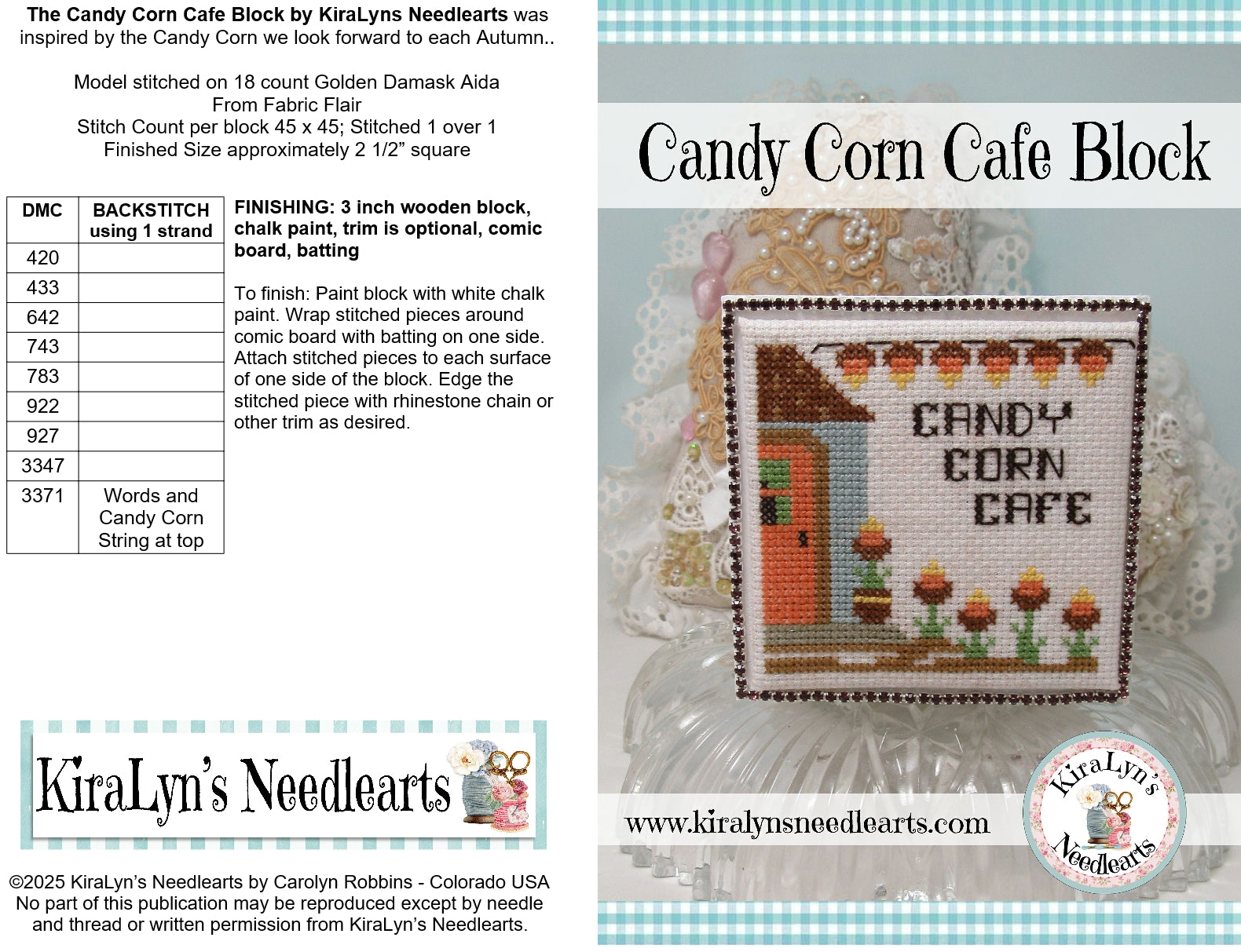 Candy Corn Cafe Block