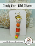 Candy Corn Girl Charm