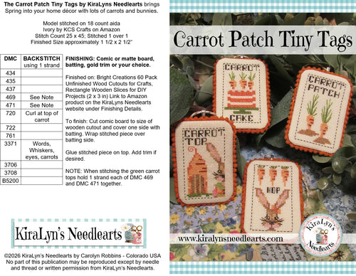 Carrot Patch Tiny Tags