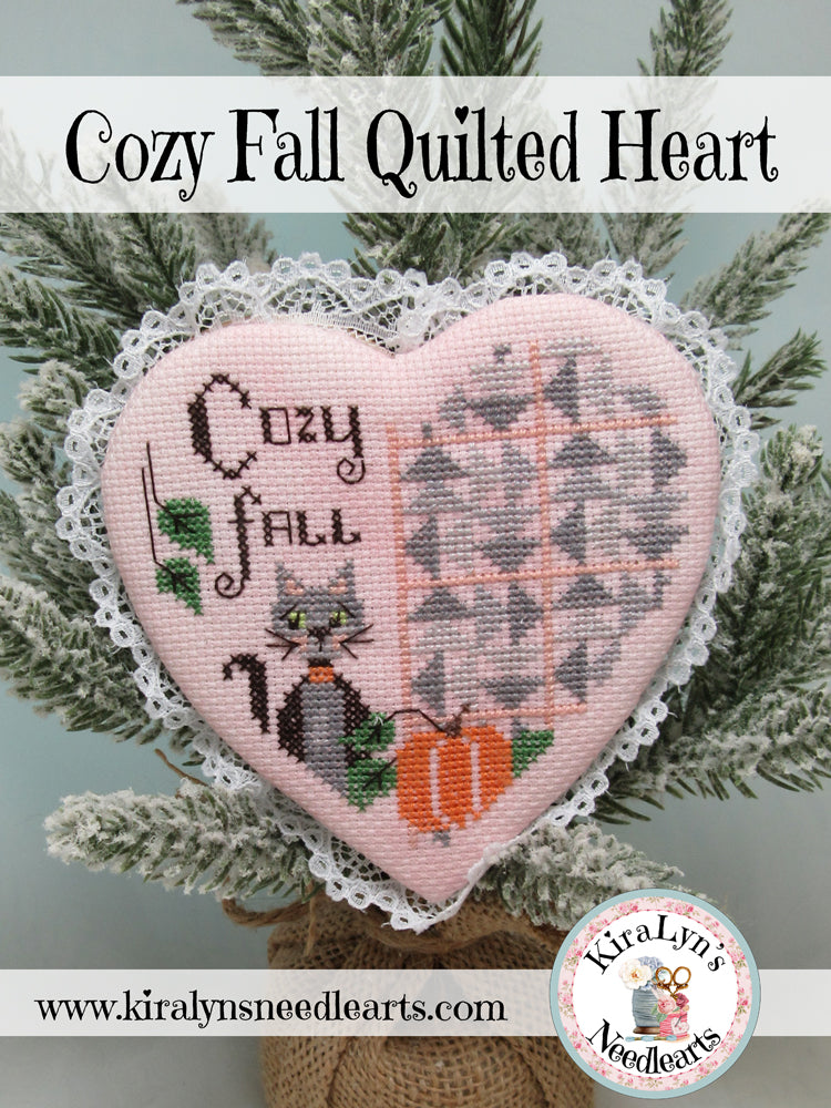 Cozy Fall Quilted Heart