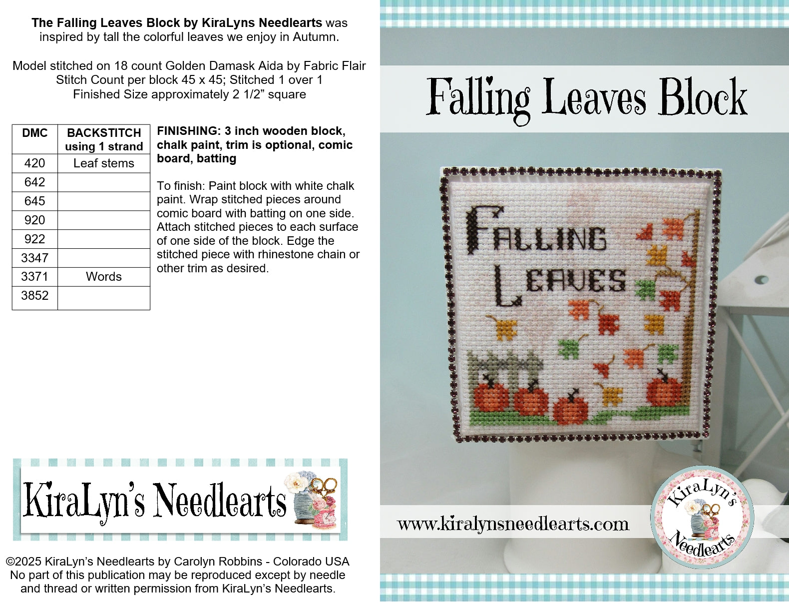 Falling Leaves Block