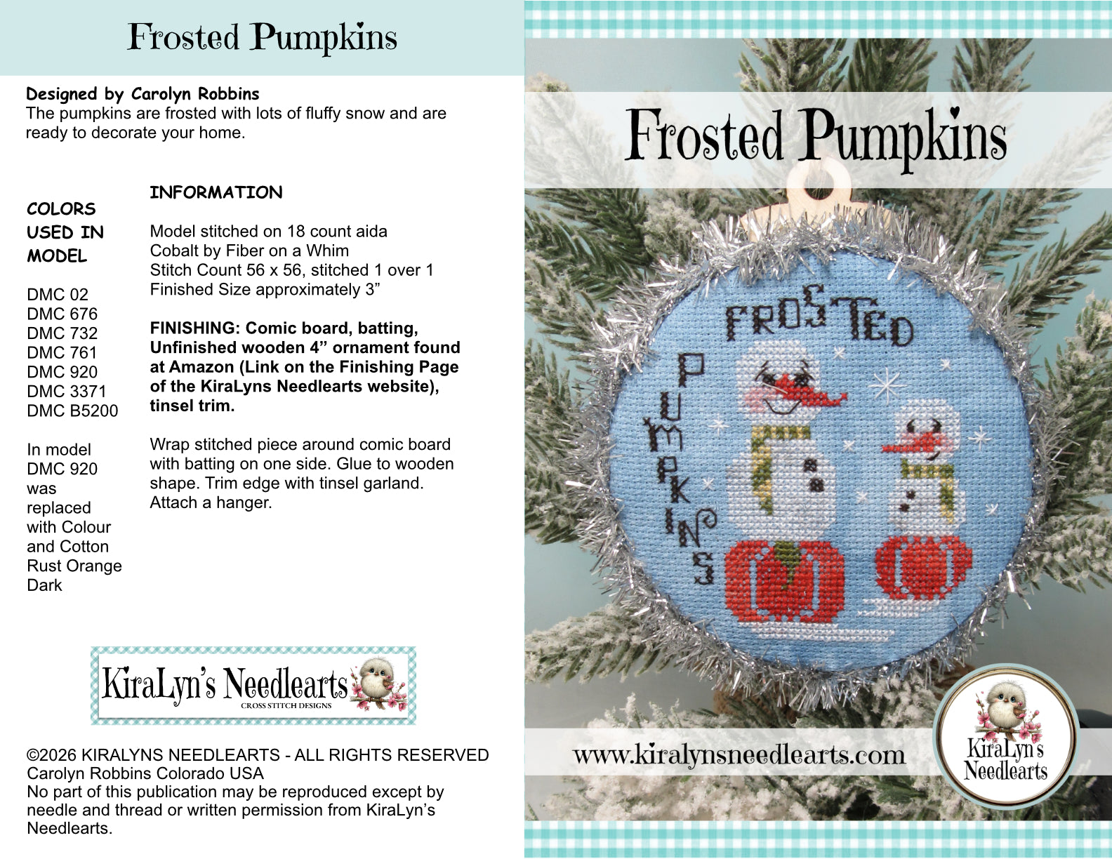 Frosted Pumpkins