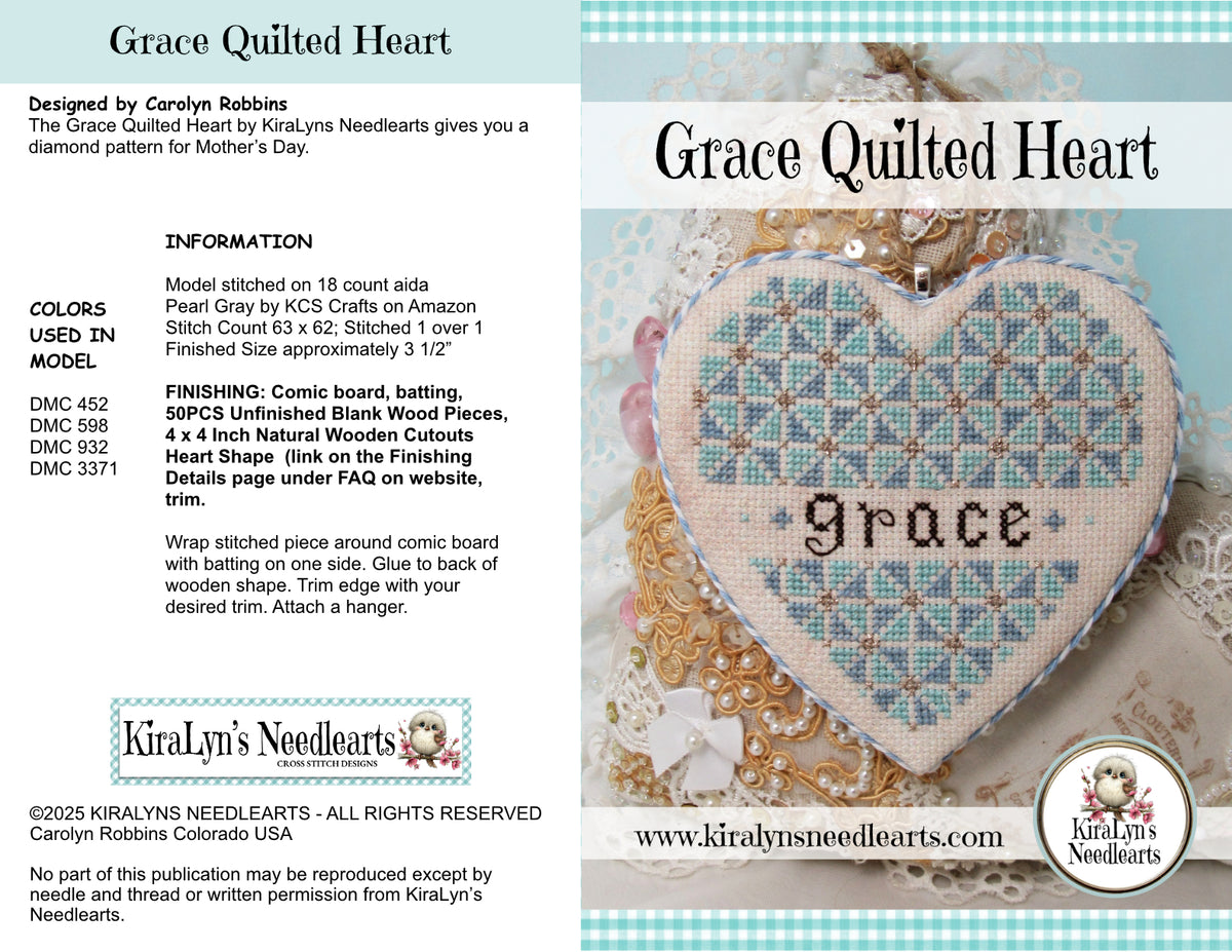 Grace Quilted Heart