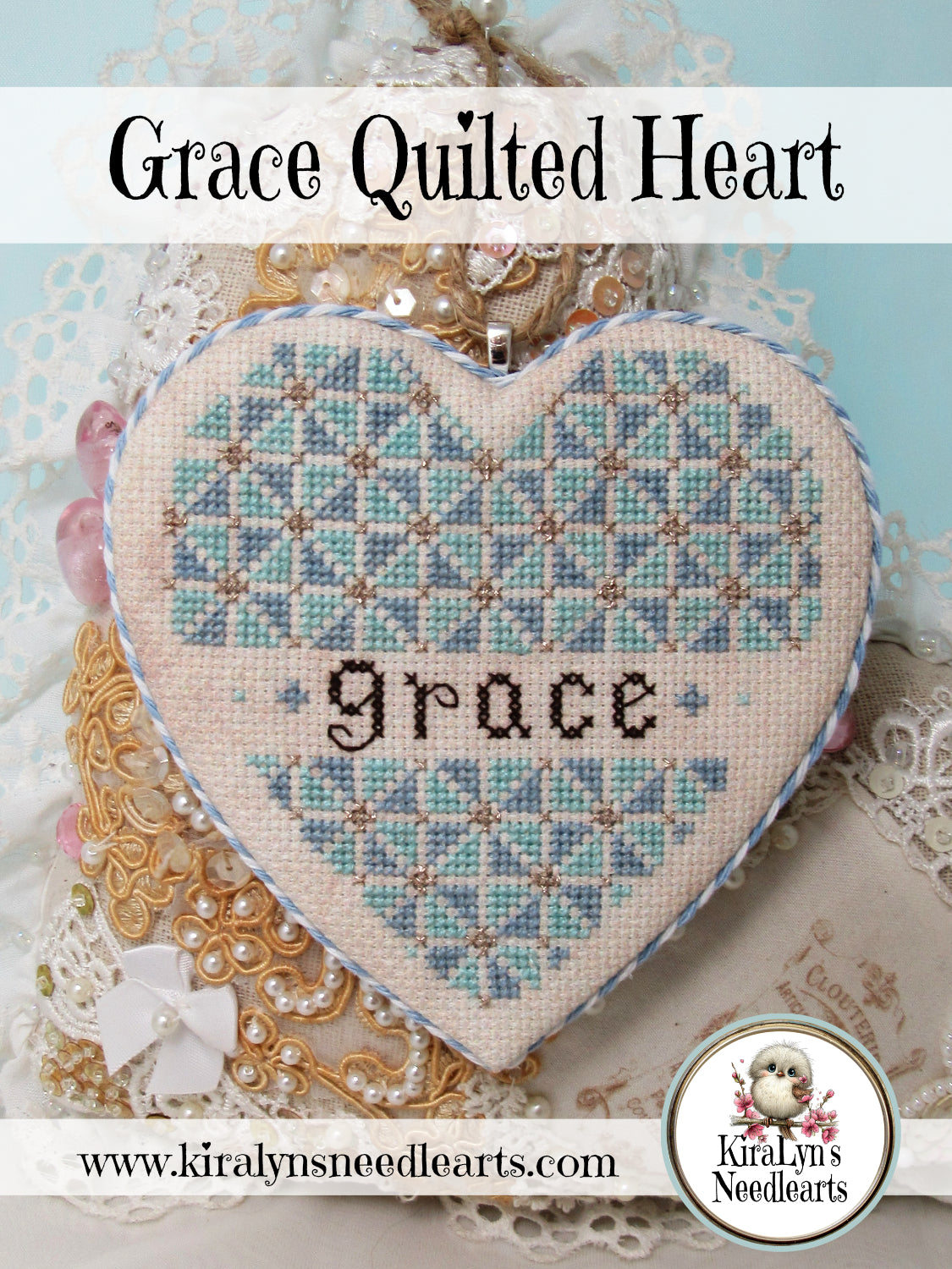 Grace Quilted Heart
