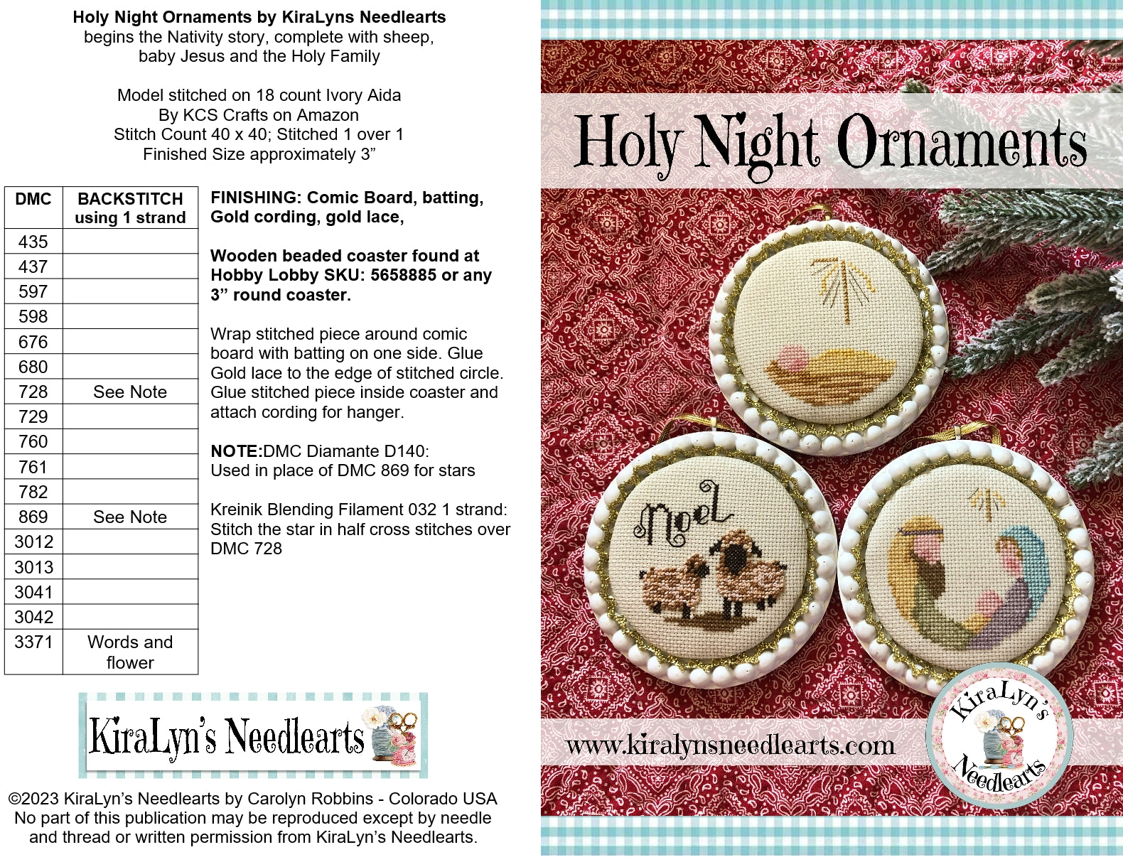 Holy Night Ornaments