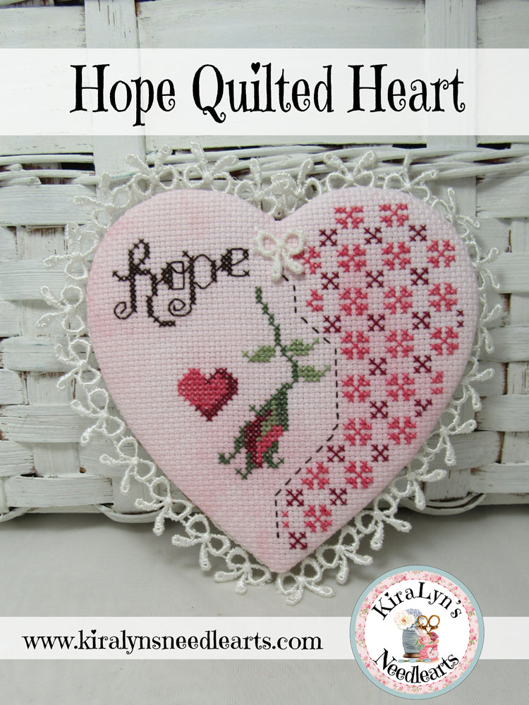 Hope Quilted Heart