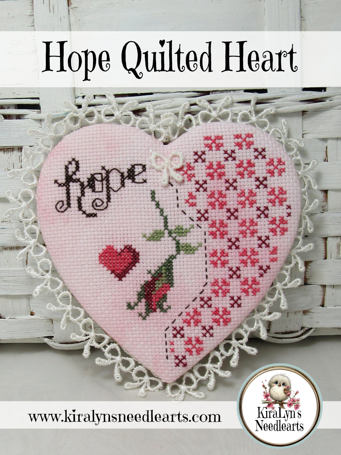 Hope Quilted Heart