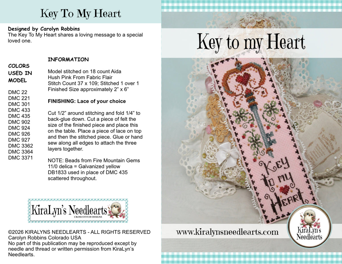 Key to my Heart Bookmark