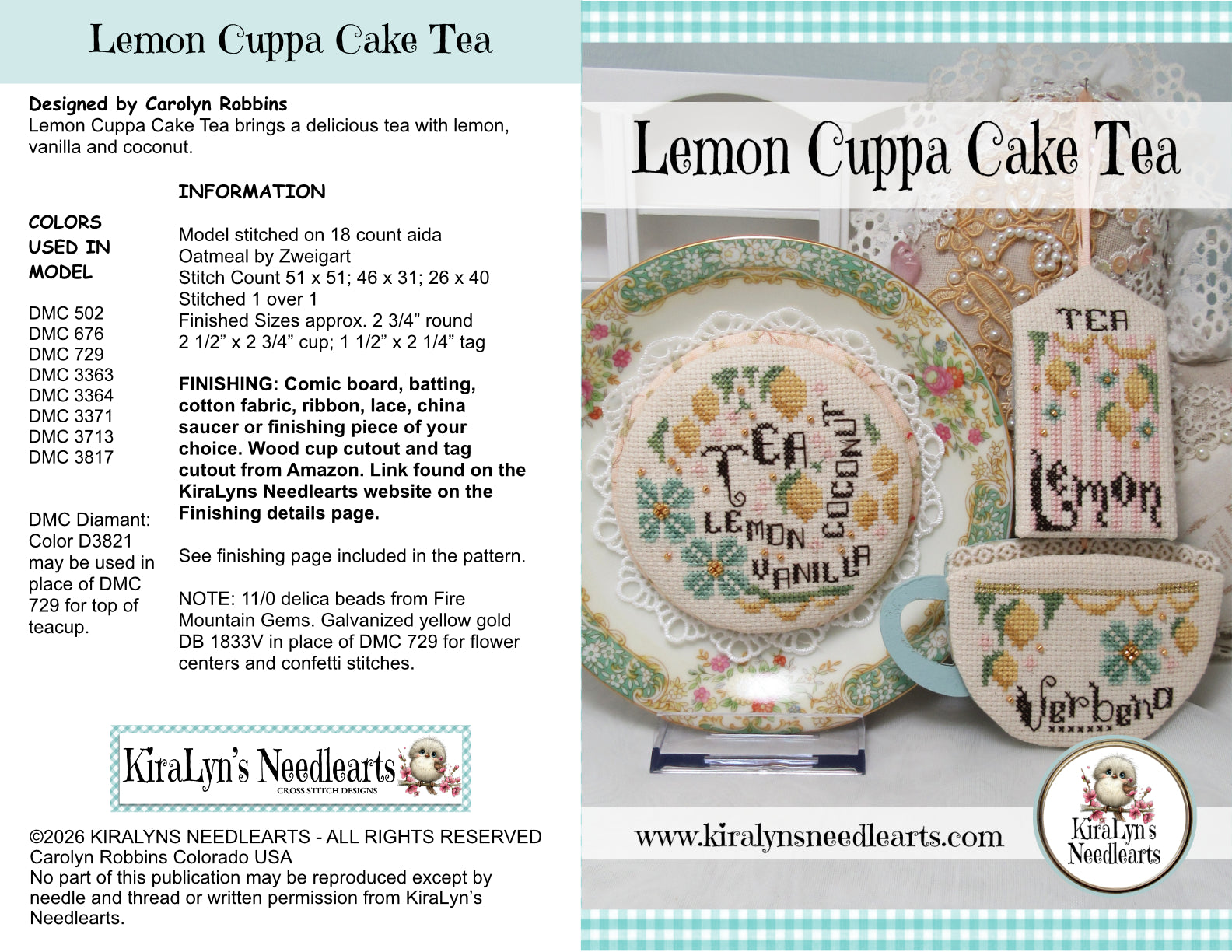 Lemon Cuppa Cake Tea