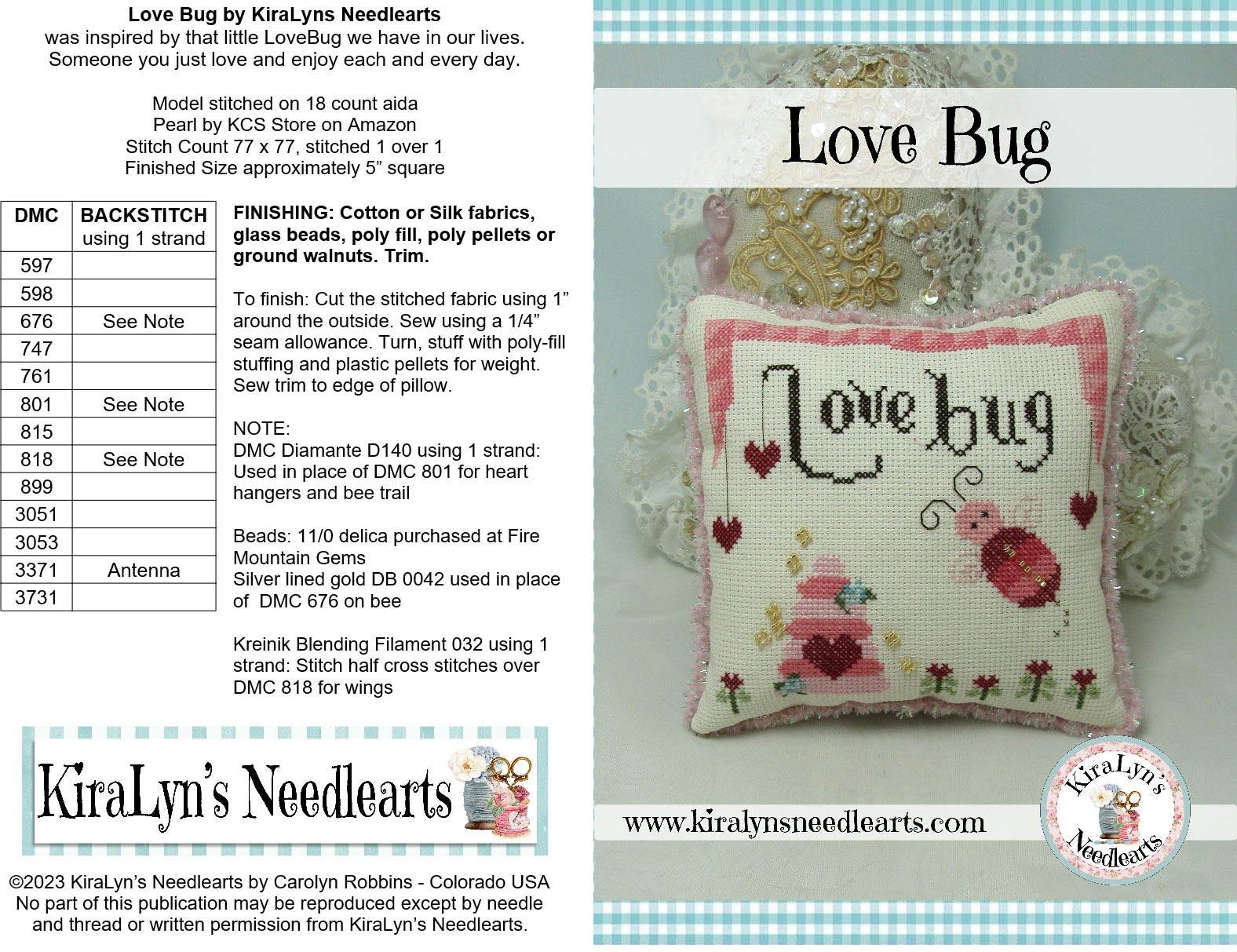 Love Bug Pillow