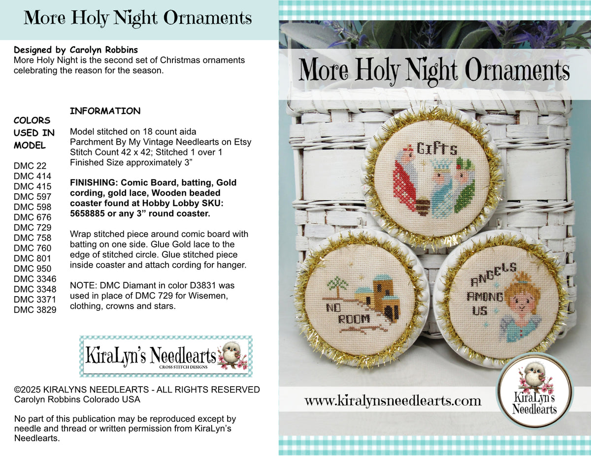 More Holy Night Ornaments