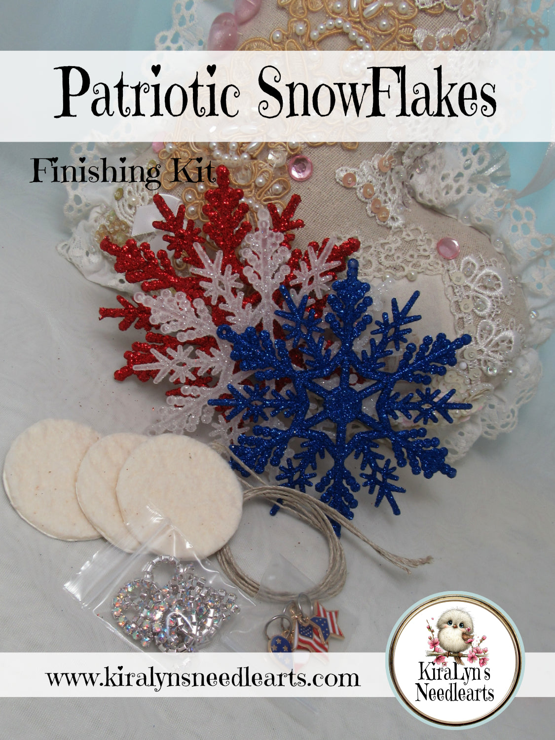 Patriotic SnowFlakes Finishing Kit