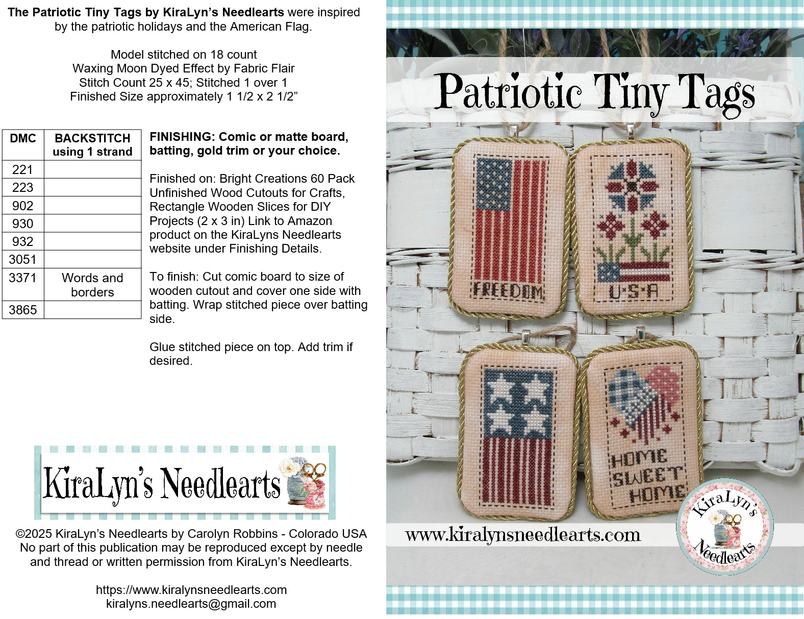 Patriotic Tiny Tags