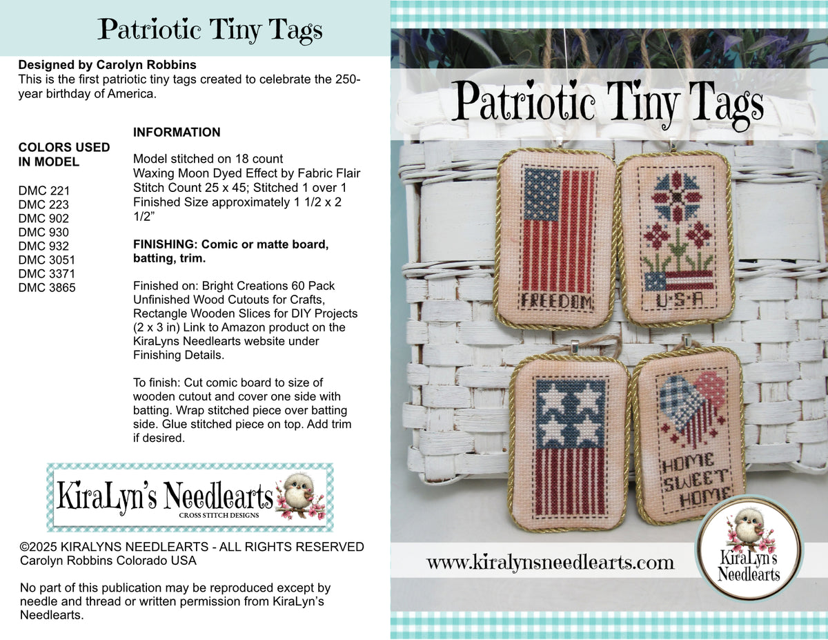 Patriotic Tiny Tags