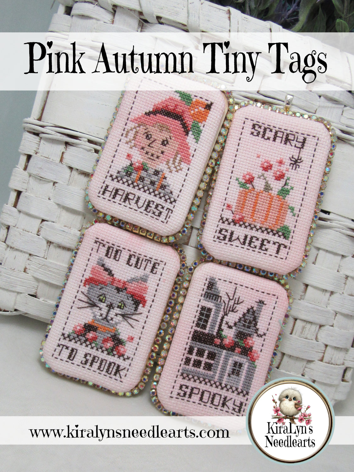 Pink Autumn Tiny Tags