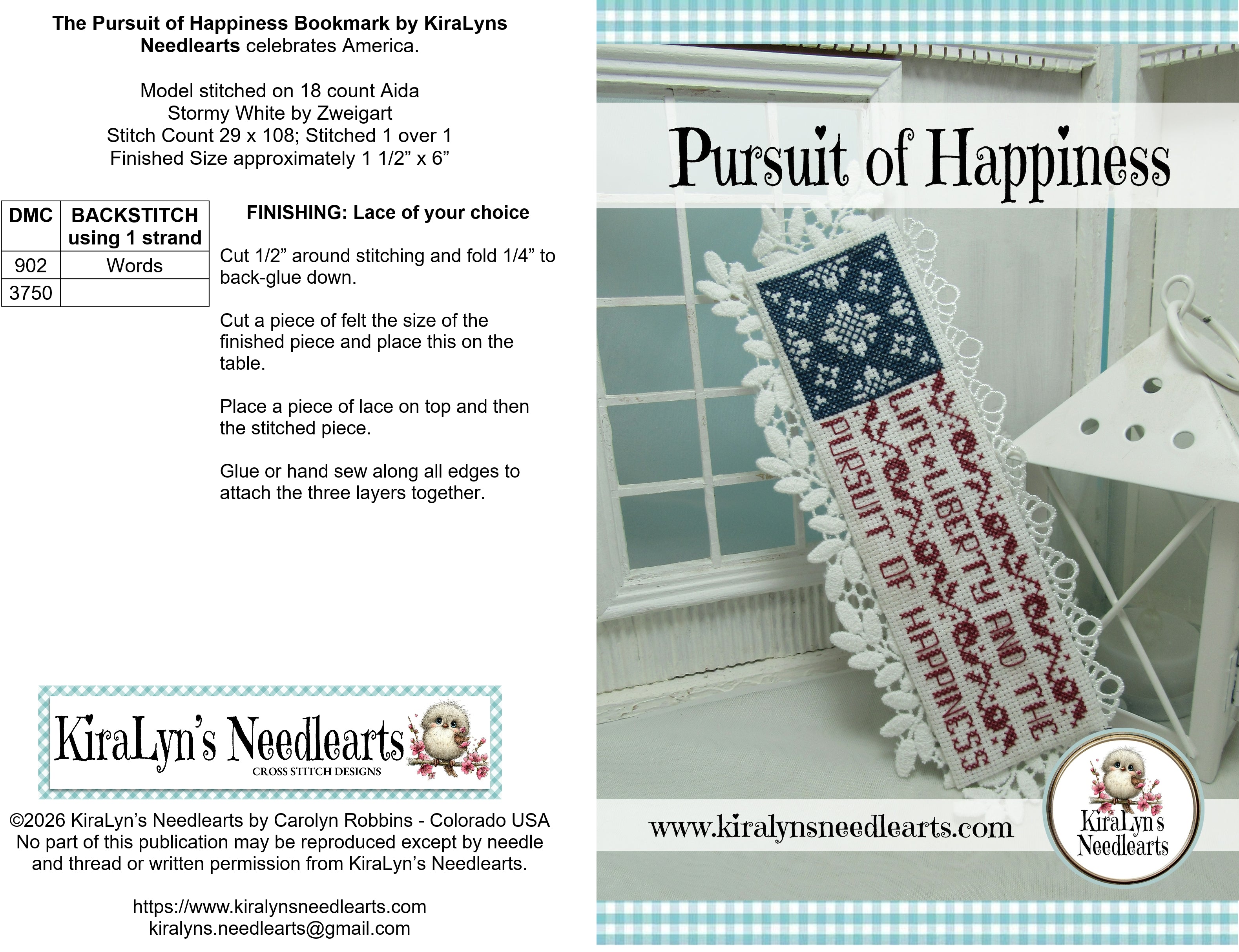Pursuit of Happiness Bookmark