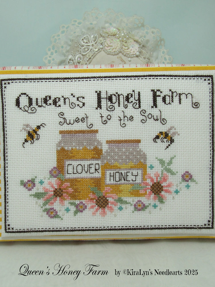 Queen's Honey Farm Sign