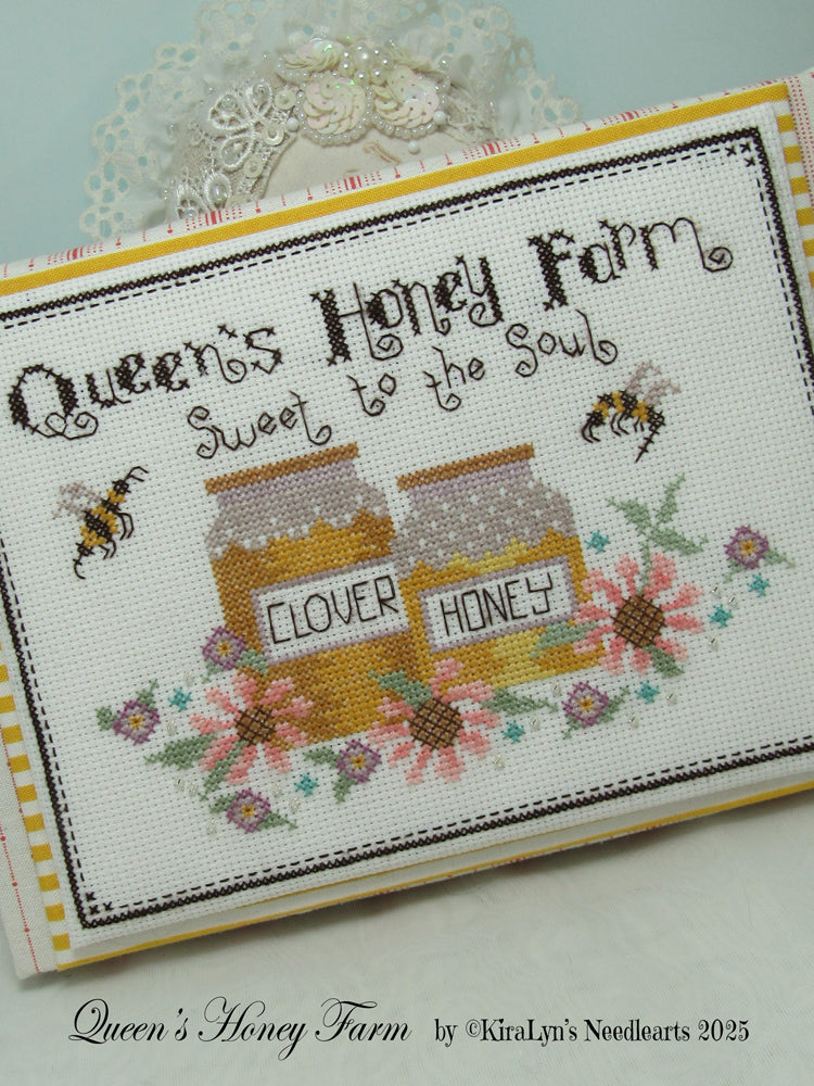Queen's Honey Farm Sign
