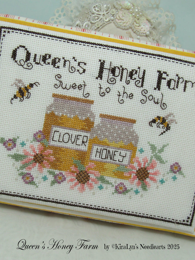 Queen's Honey Farm Sign
