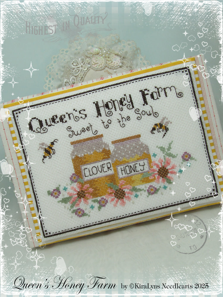 Queen's Honey Farm Sign