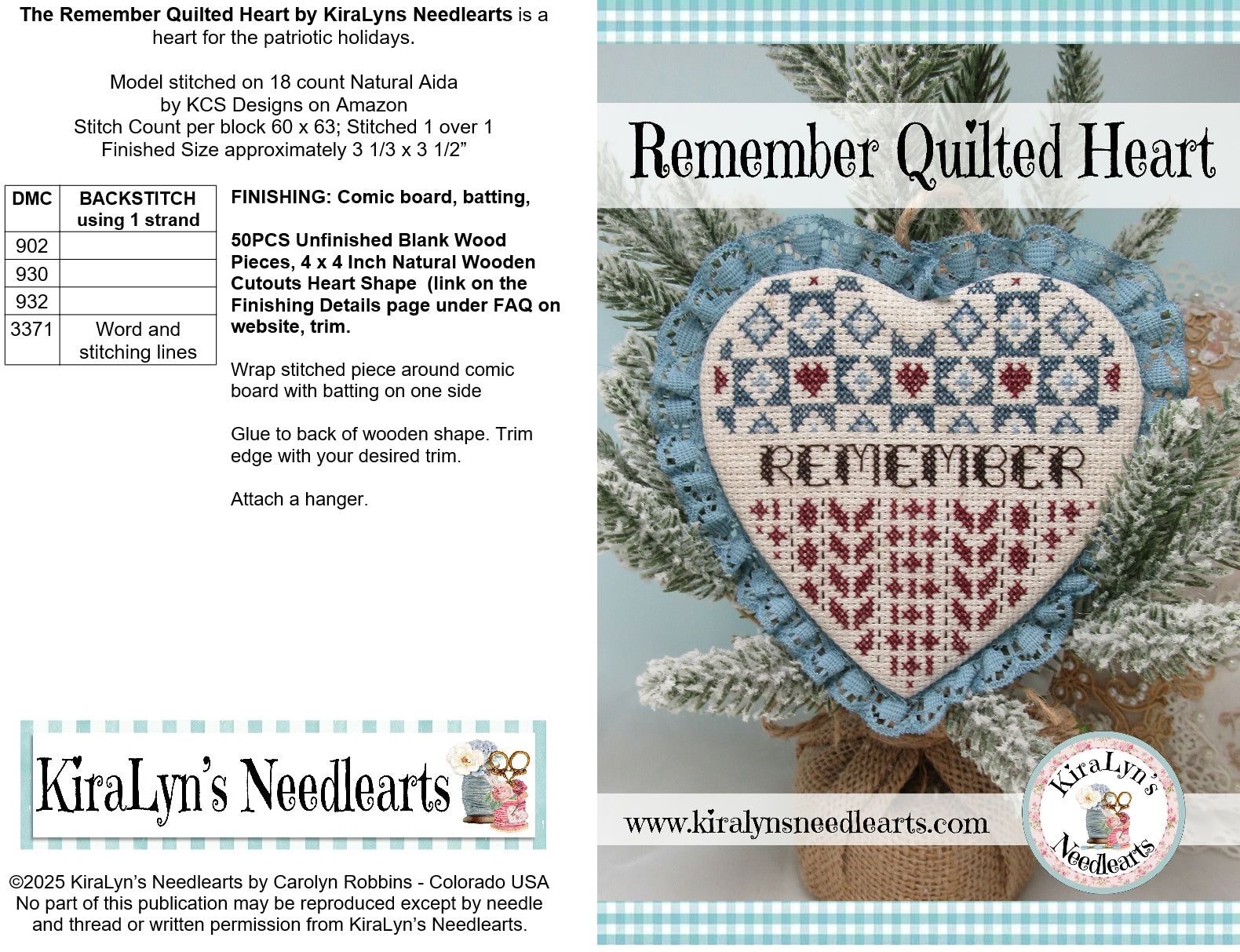 Remember Quilted Heart