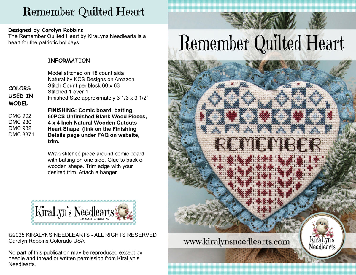 Remember Quilted Heart