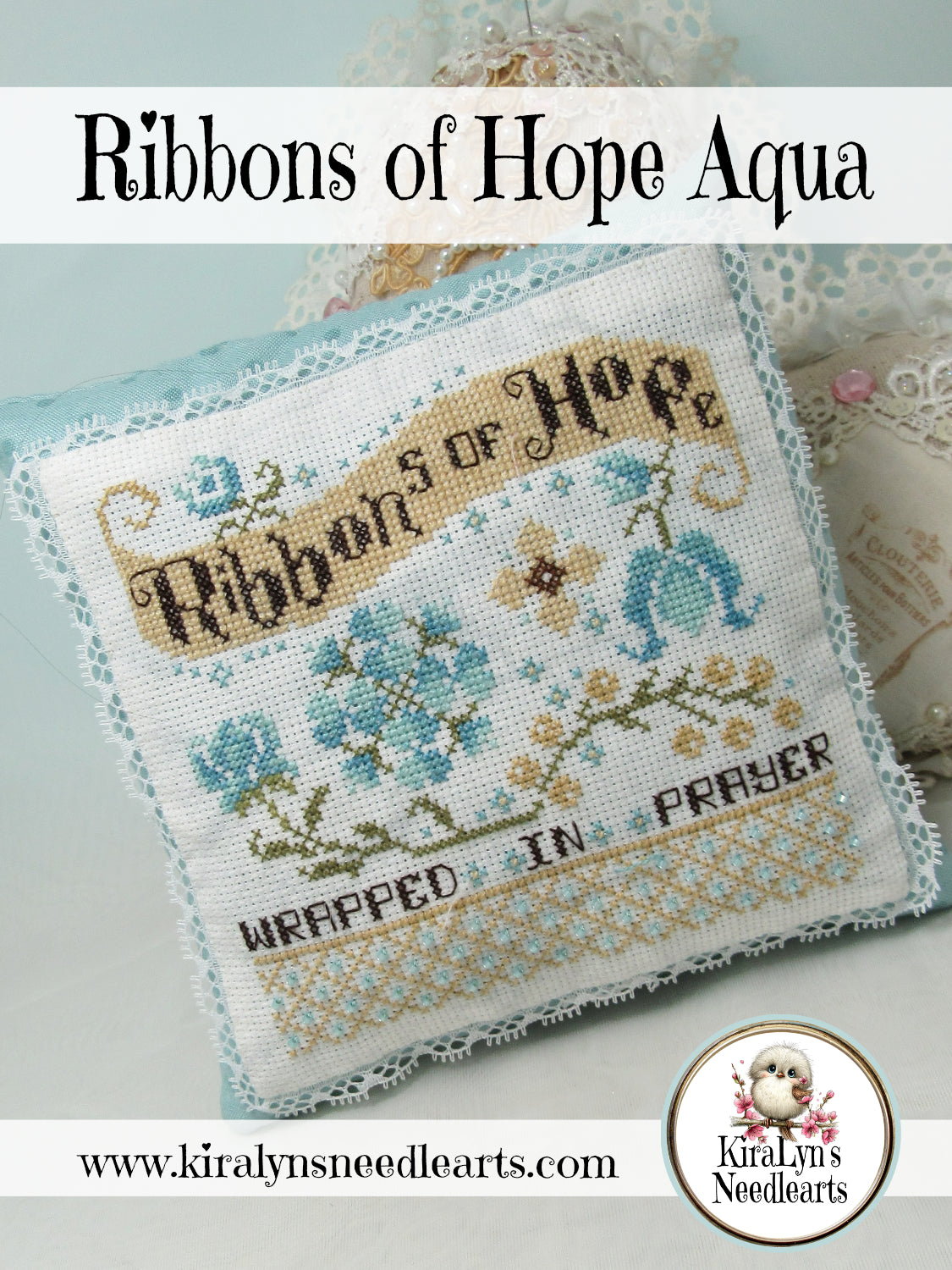 Ribbons of Hope Aqua