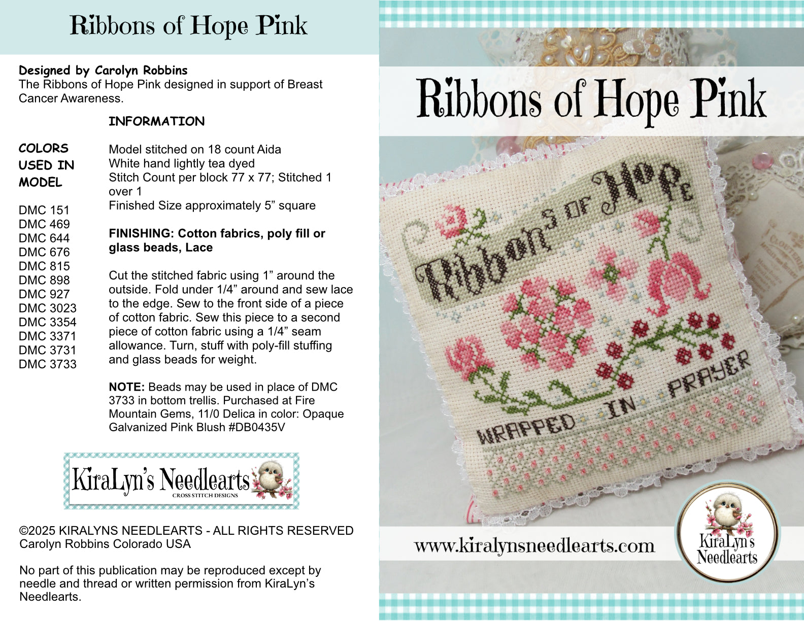 Ribbons of Hope Pink