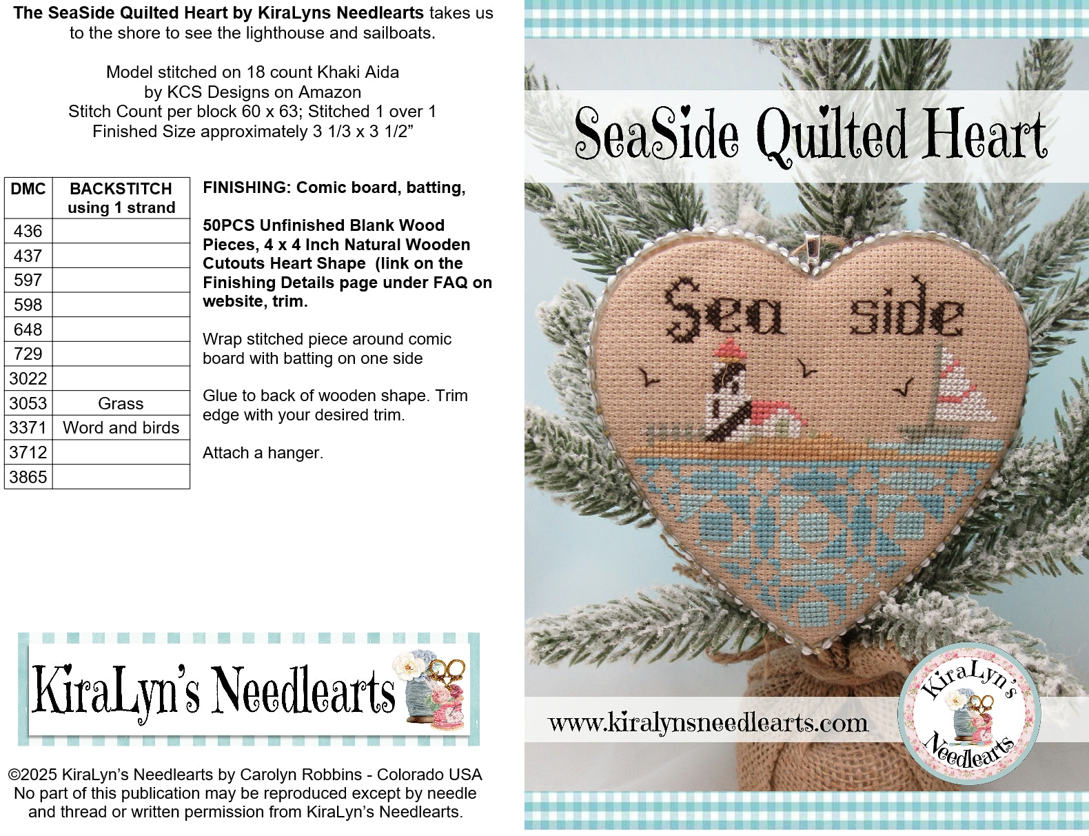 SeaSide Quilted Heart